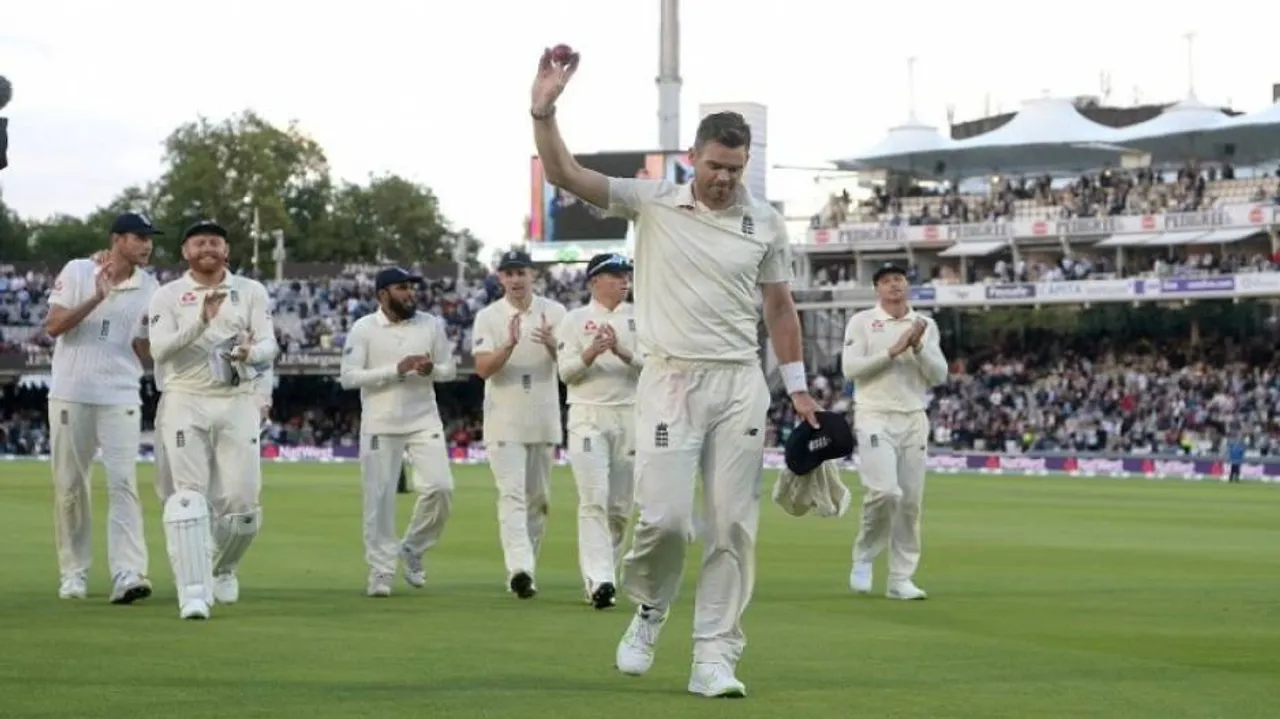 Anderson's fifer knocks India out for 107 in Lord's Test