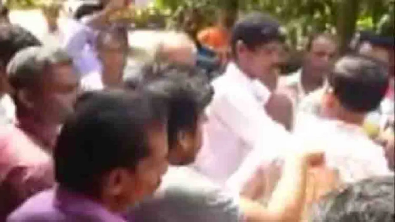 BJD MLA candidate's booth visit sparks tension in Jagatsinghpur