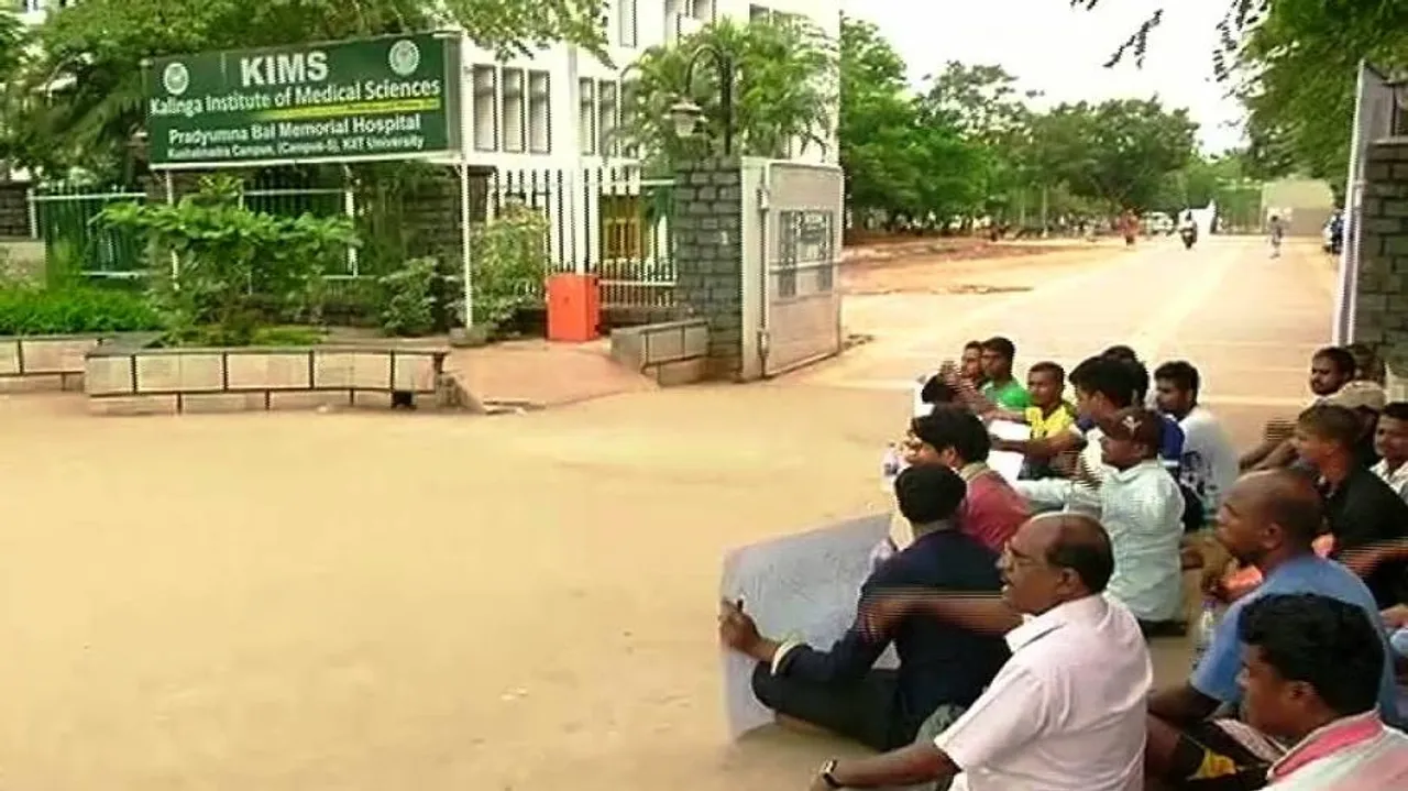 Death of woman, newborn sparks tension at KIMS Bhubaneswar