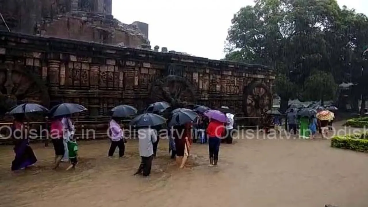 Konark Sun Temple faces water-logging issues