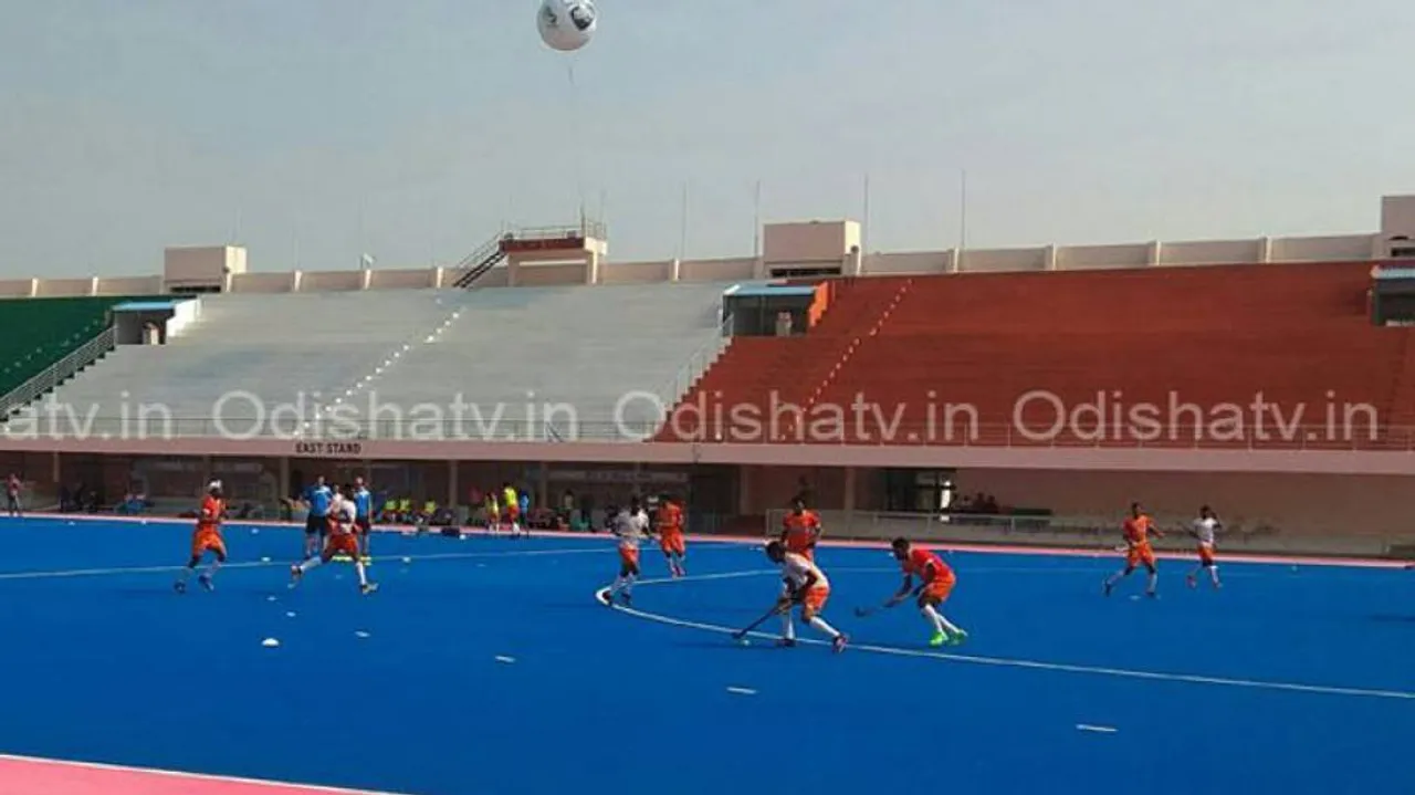 Cadets Resume Outdoor Hockey Training At Kalinga Stadium