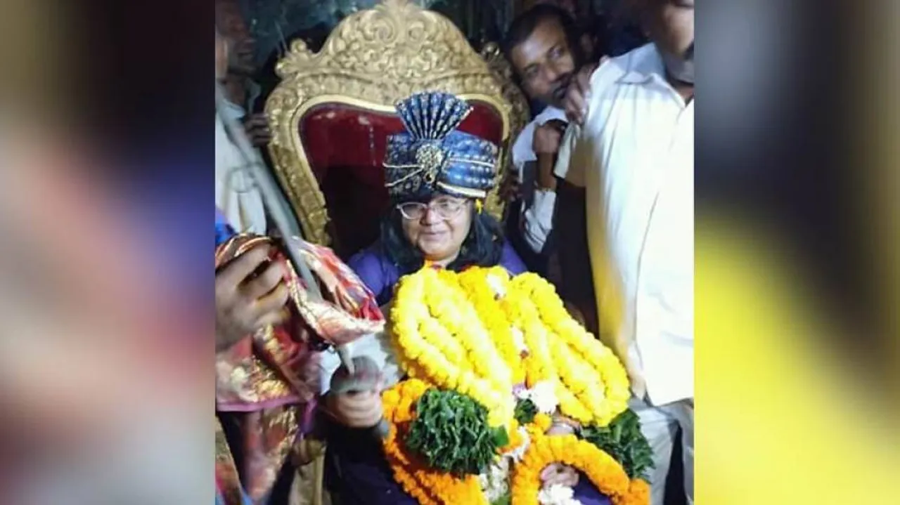 Princess Kalyani Crowned Gajapati Of Paralakhemundi Royal Family