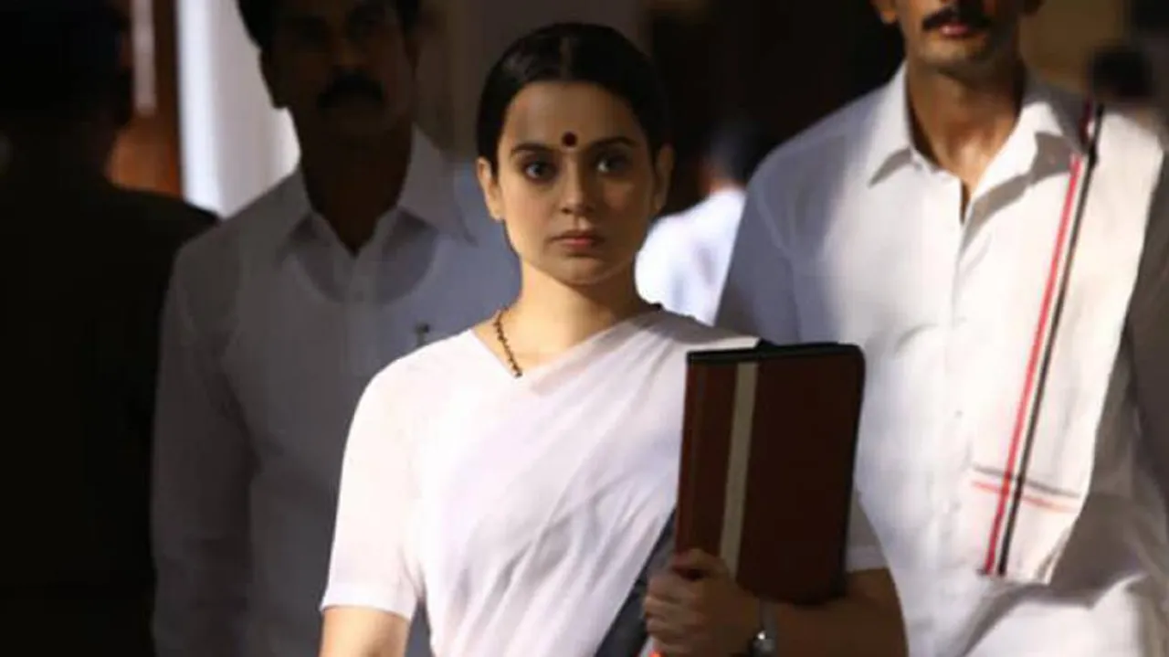 Kangana Ranaut Shares Stills Of 'Thalaivi' On Jayalalithaa's Death Anniversary