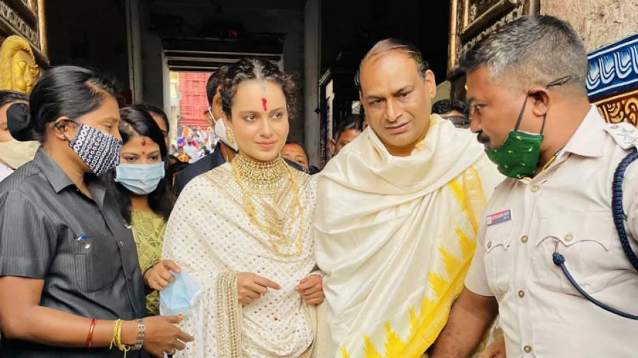 Odisha: Kangana Ranaut Seeks Lord Jagannath’s Blessings In Puri