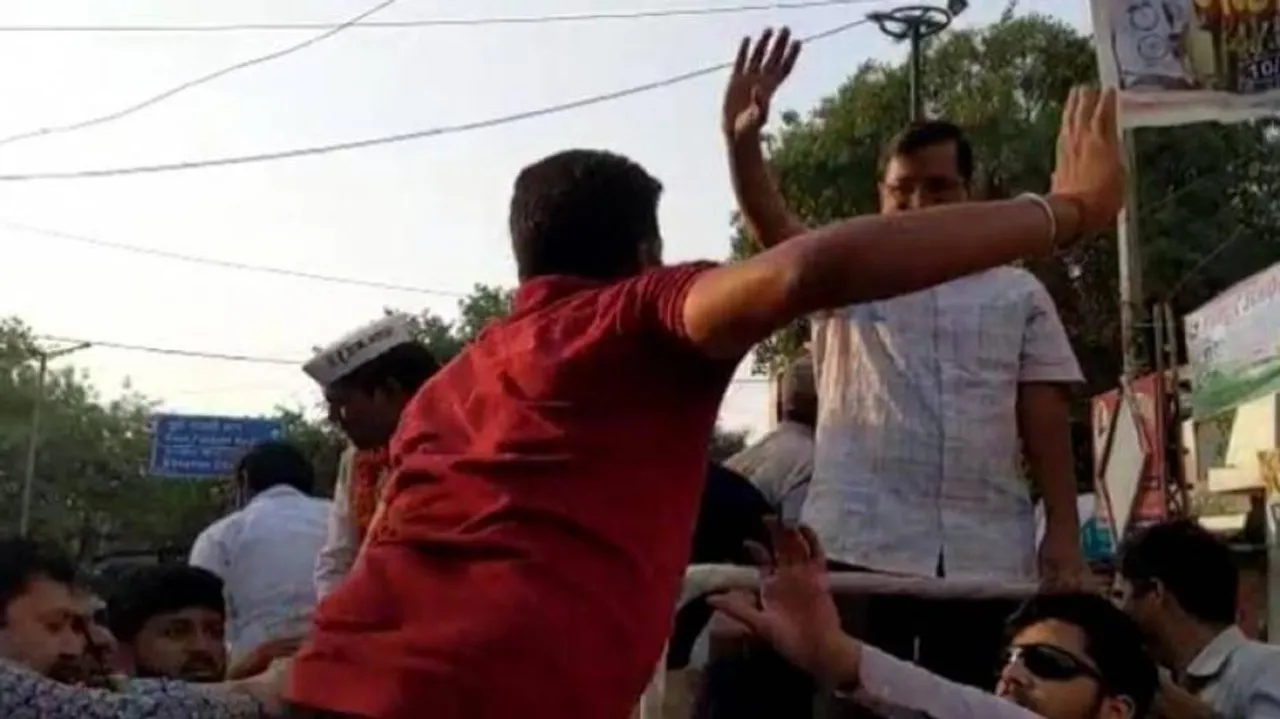 Kejriwal attacked by party worker: Delhi Police