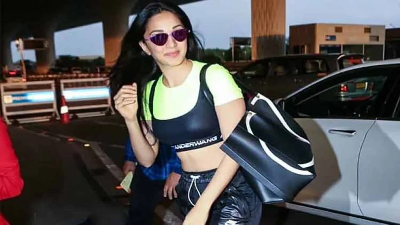Kiara Advani Slays Neon Crop Top Look With Sports Bra (Check Pics)
