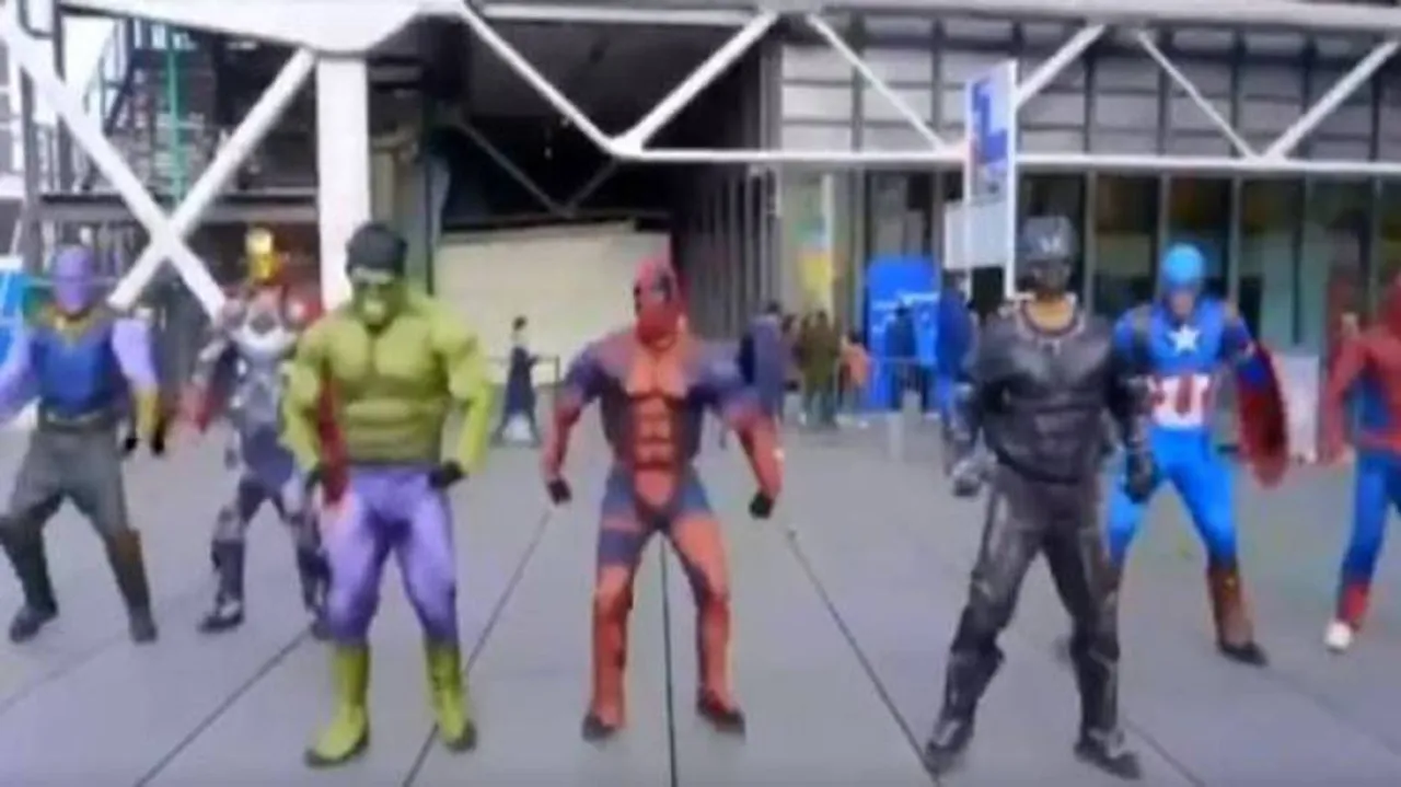 KJo's Avengers! Superheroes Shake A Leg On Bollywood Song WATCH