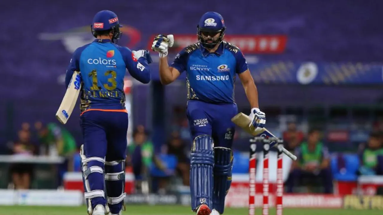 IPL 2020: MI Beats KKR By 8 Wickets, de Kock Remains Unbeaten At 78