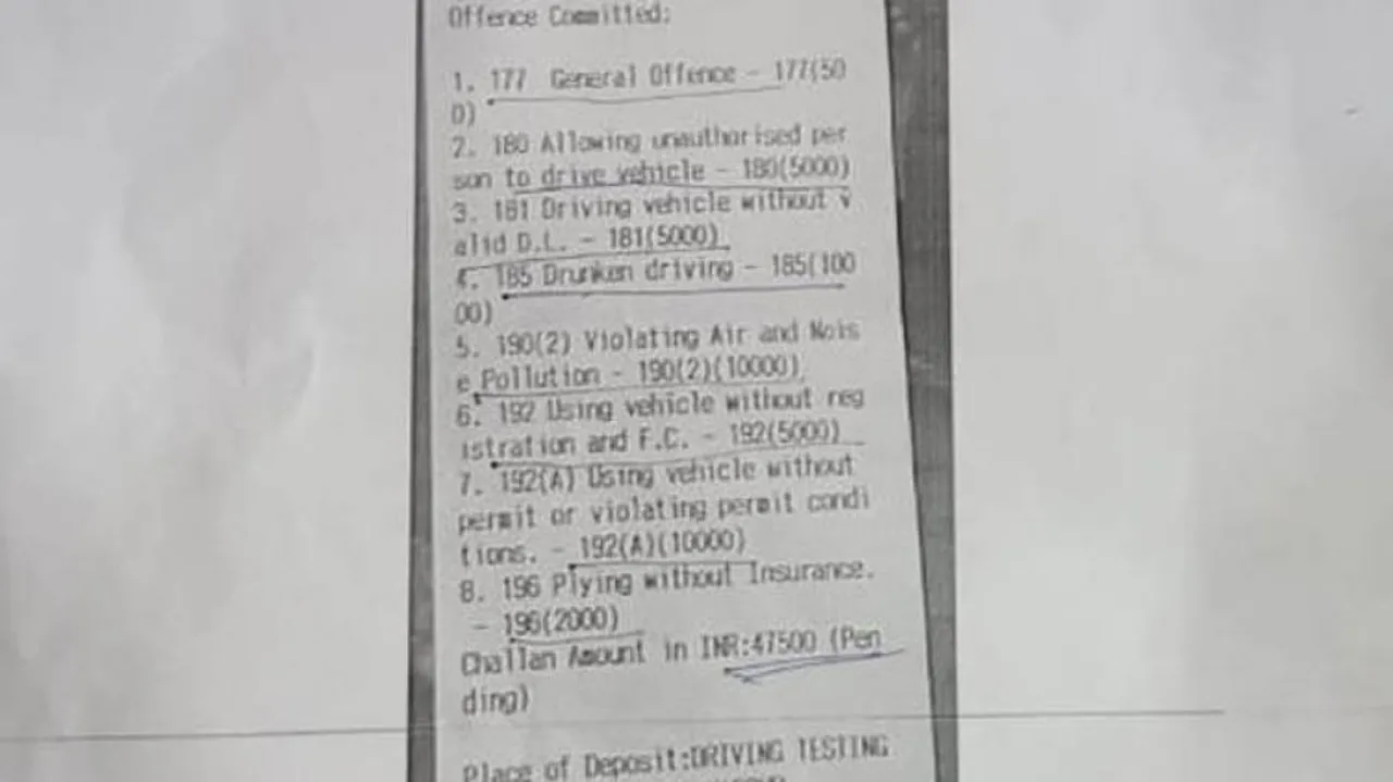 New MV Act: Nightmare For Auto-Rickshaw Driver, Fined Rs 47K For Violations!