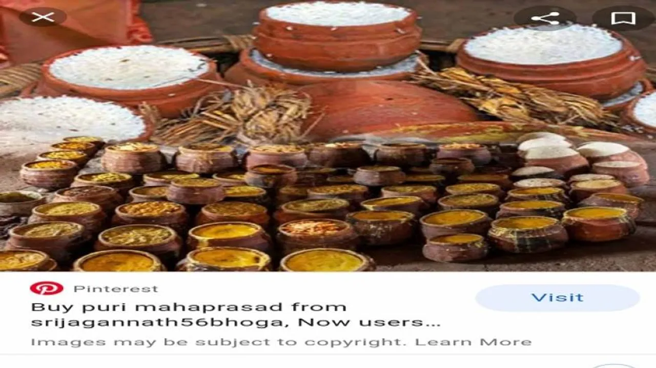 Odisha: After Amazon, Pinterest in trouble for hosting ‘Abadha’ of Lord Jagannath for sale on-line
