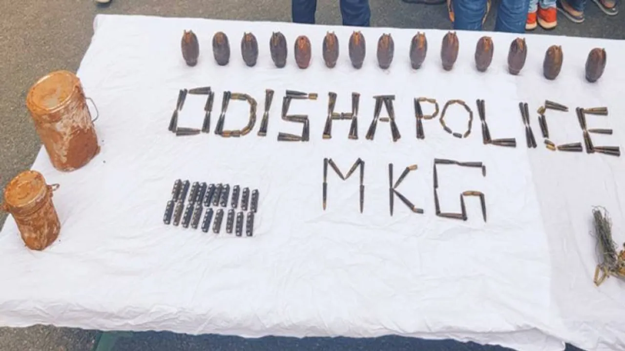Huge Cache Of Explosives Seized From Maoist Hideout In Malkangiri Swabhiman Anchal