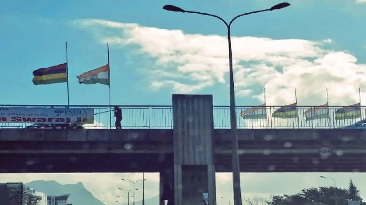 Flags in Mauritius at half mast in Vajpayee's honour