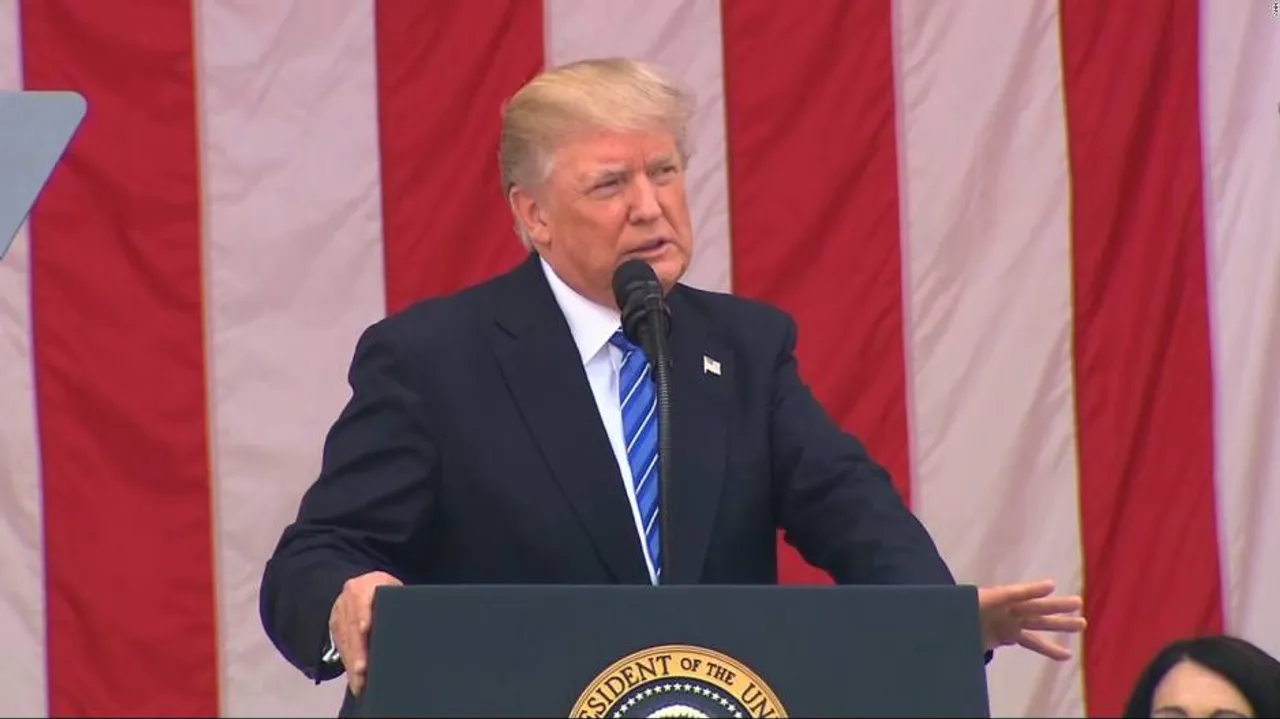 Trump honours service members in Memorial Day speech