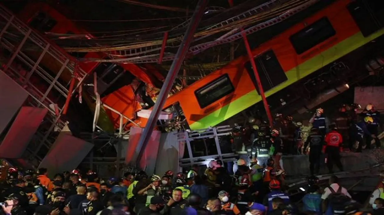 23 Dead In Mexico City Underground Rail Bridge Collapse