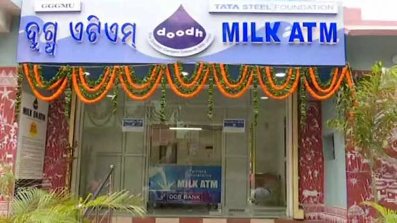 Odisha's first milk vending machine opened in Berhampur