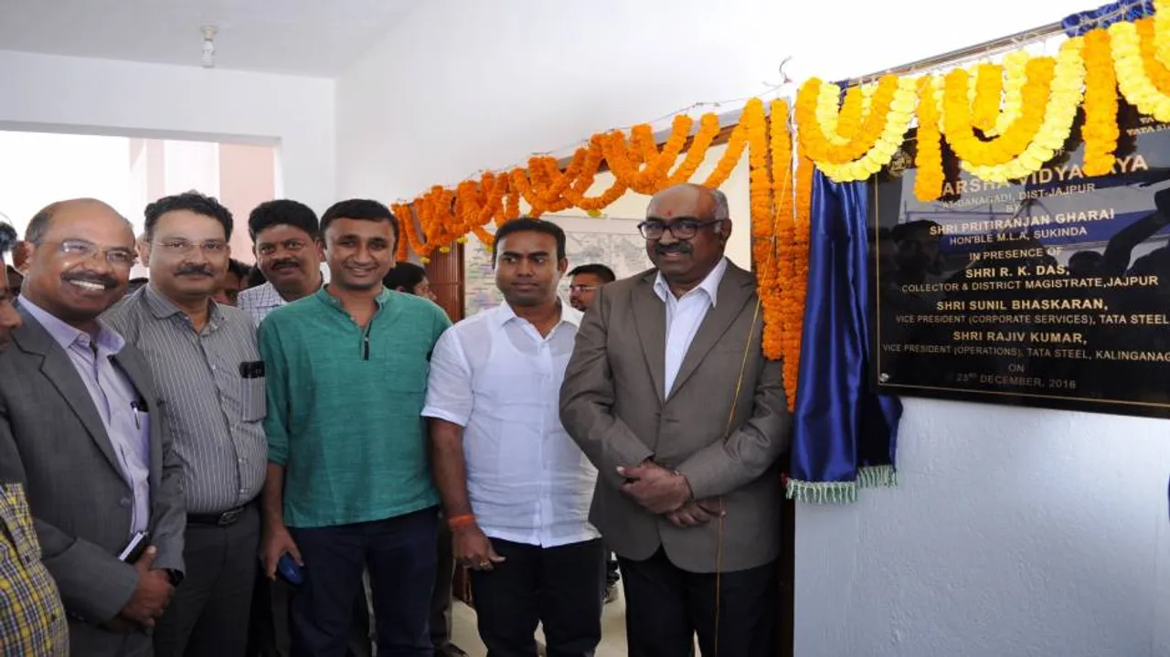 Tata Steel constructed Adarsh Vidyalaya inaugurated