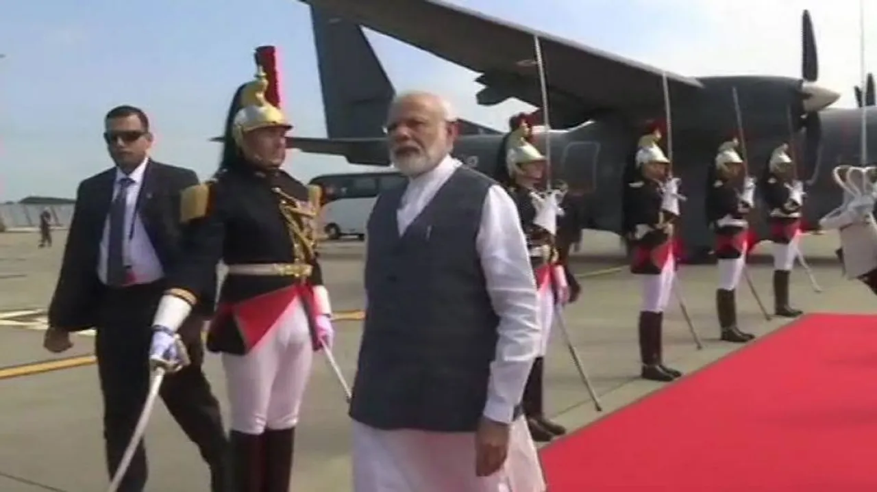 PM Modi arrives in France for G7 Summit