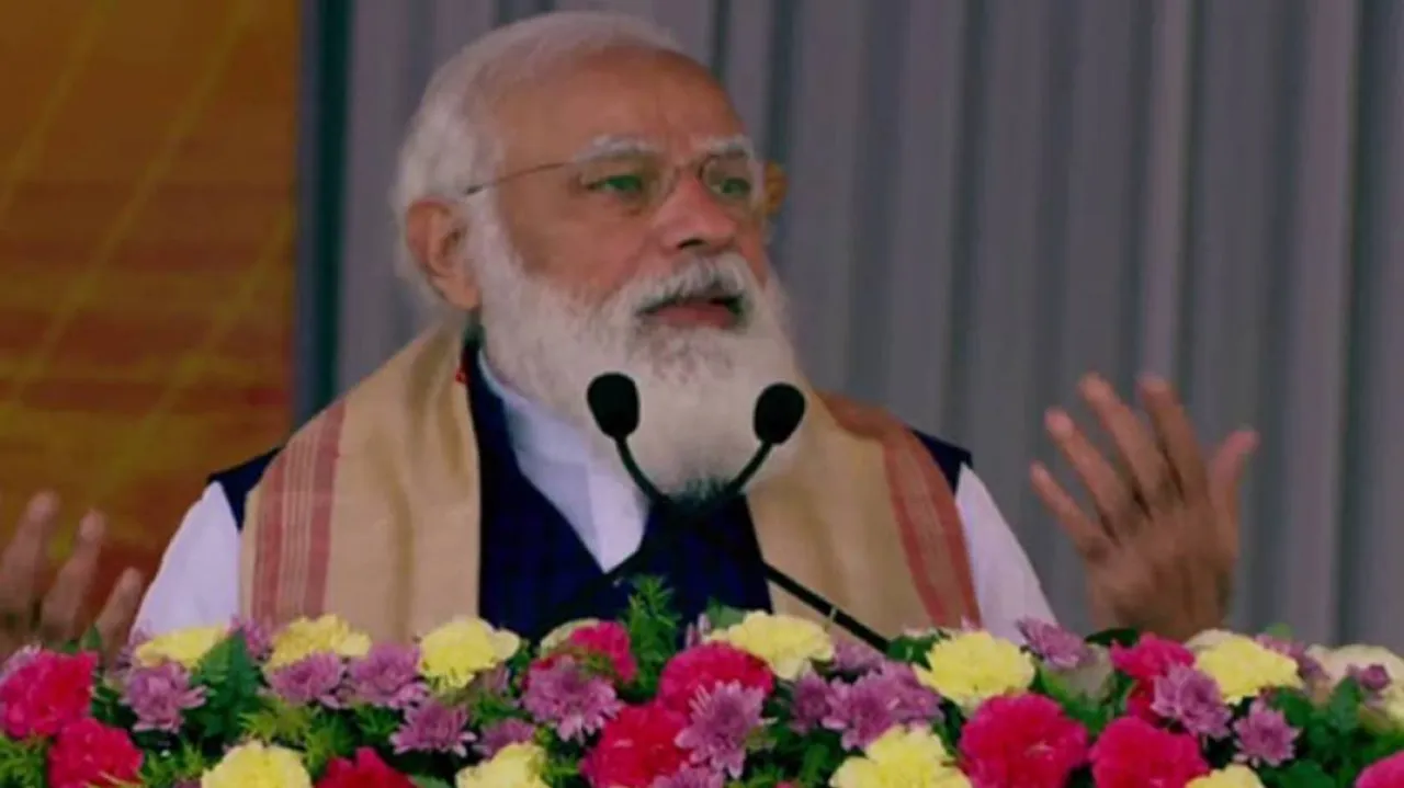 PM Modi Launches 5 Mega Projects Worth Rs 3,222 Crore In Assam