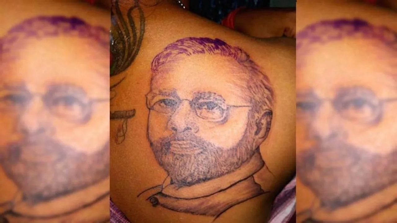 Jharkhand girl gets PM's tattoo inked on her back
