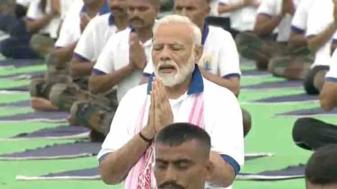 Motto of Yoga is peace, prosperity, harmony: PM Modi on International Day of Yoga