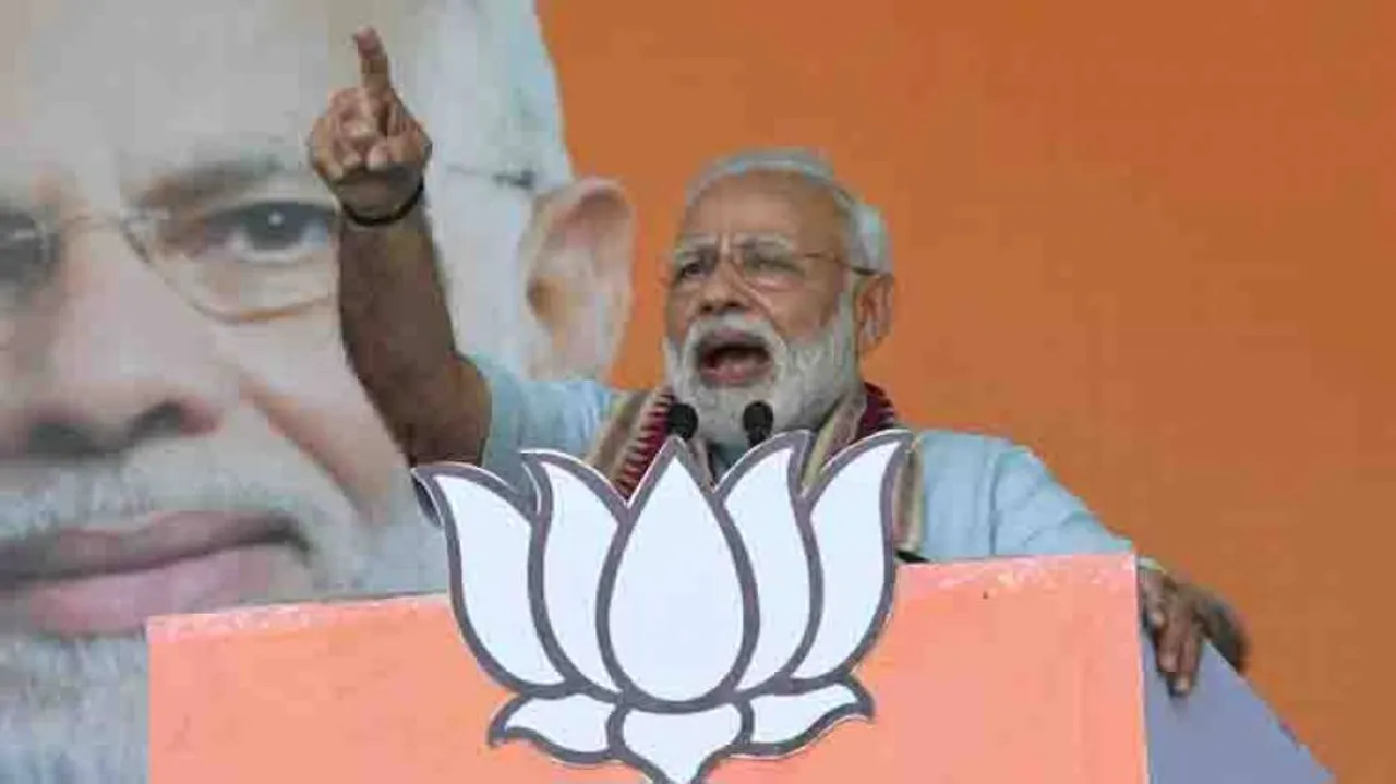 Give me 5 more years to put Congress netas in jail: Modi