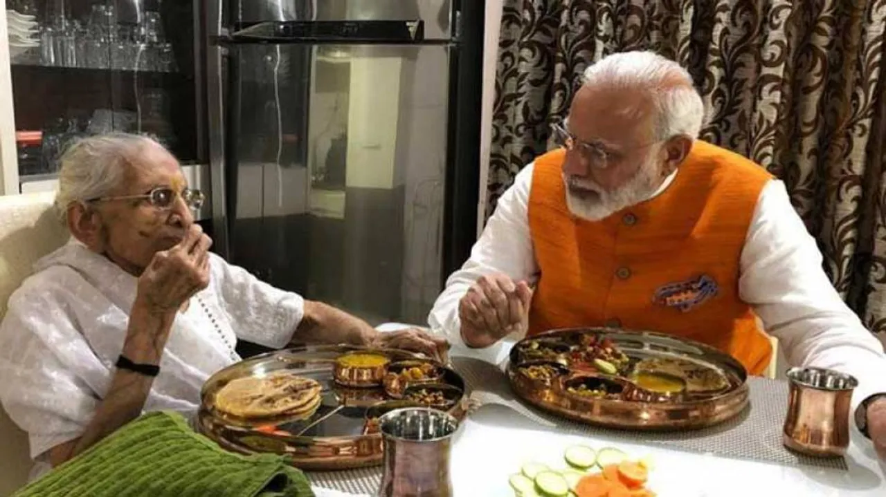 PM Modi Celebrates 69th Birthday With Mother, Haves Lunch