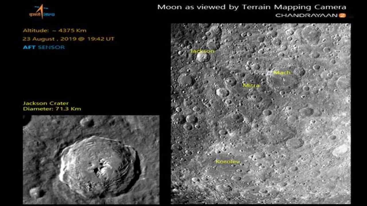 ISRO releases fresh set of photos of moon craters