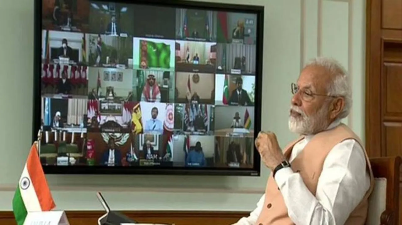 PM Modi shames Pakistan for terror during COVID-19 pandemic at NAM web-summit