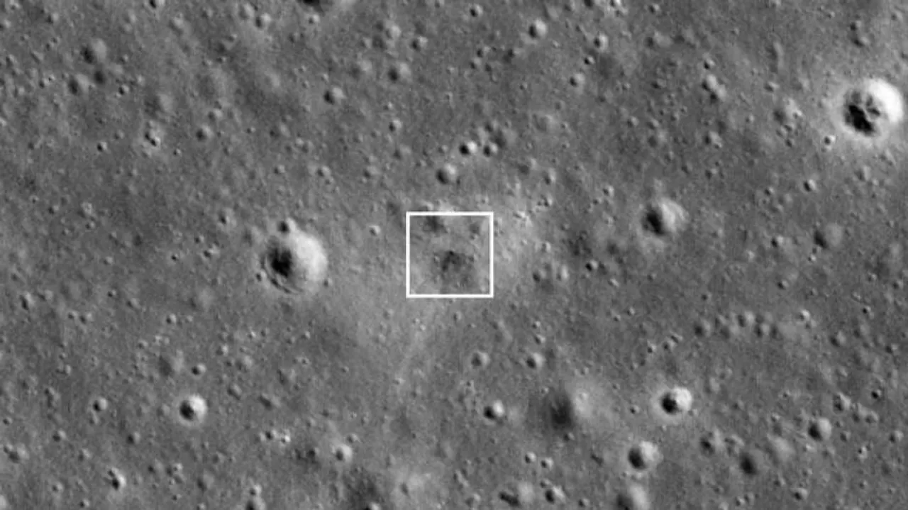 NASA spots Israeli spacecraft's crash site on Moon