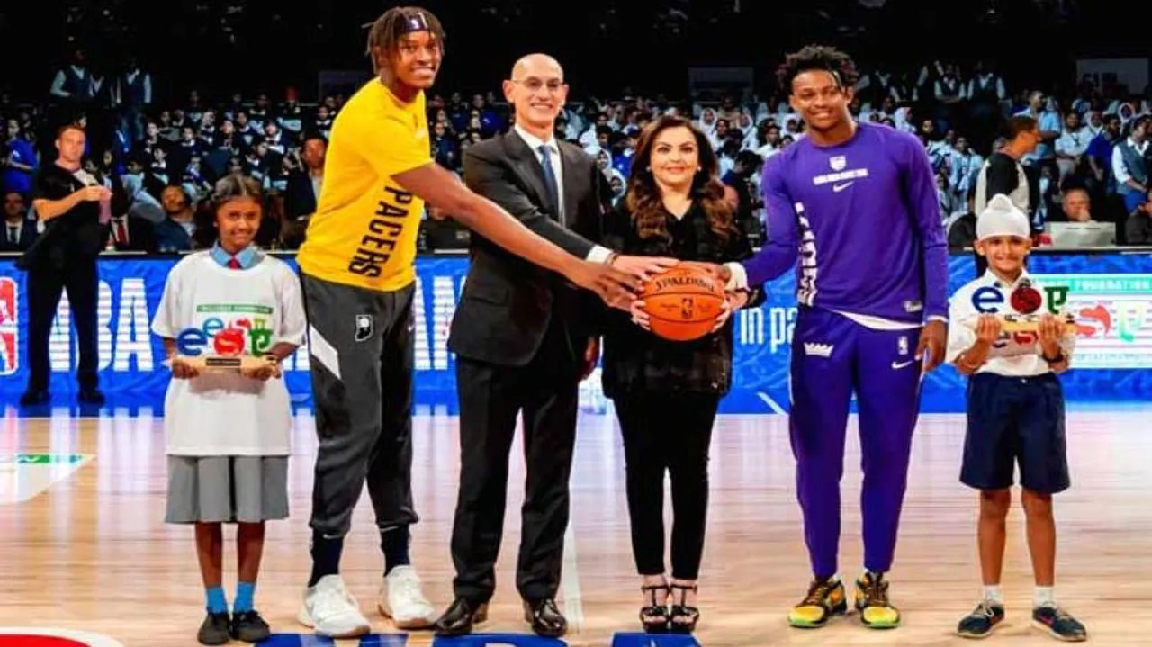 Reliance Foundation Kids Turn Up Heat As First-Ever NBA Games Kick Off
