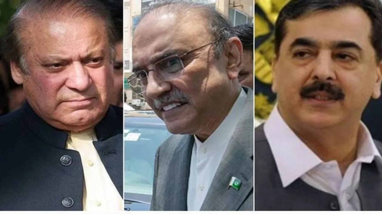 Pak's Anti-Corruption Watchdog Files Fresh Cases Against Sharif, Gilani, Zardari In Money Laundering Case