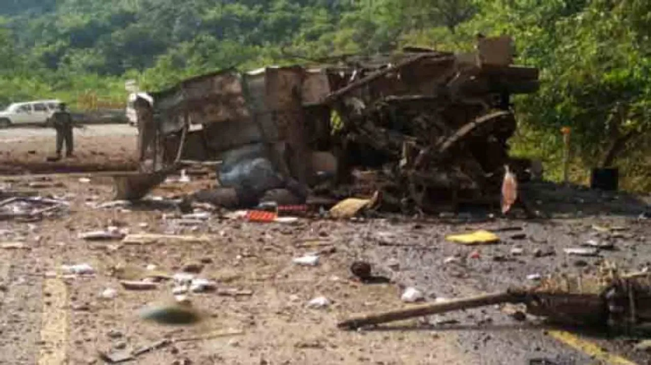 Four persons including jawan killed in Naxal attack in Dantewada