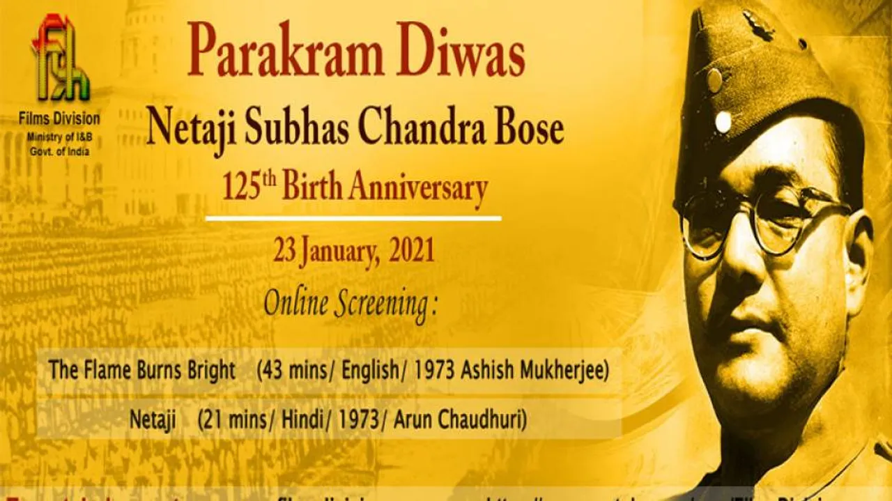 Parakram Diwas: Films Division To Stream Films On Netaji Subhas Chandra Bose