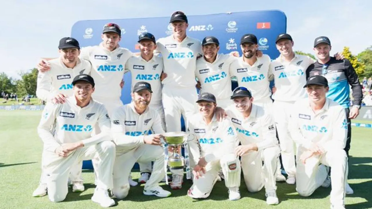 New Zealand For The First Time Ranked No.1 In Test Cricket