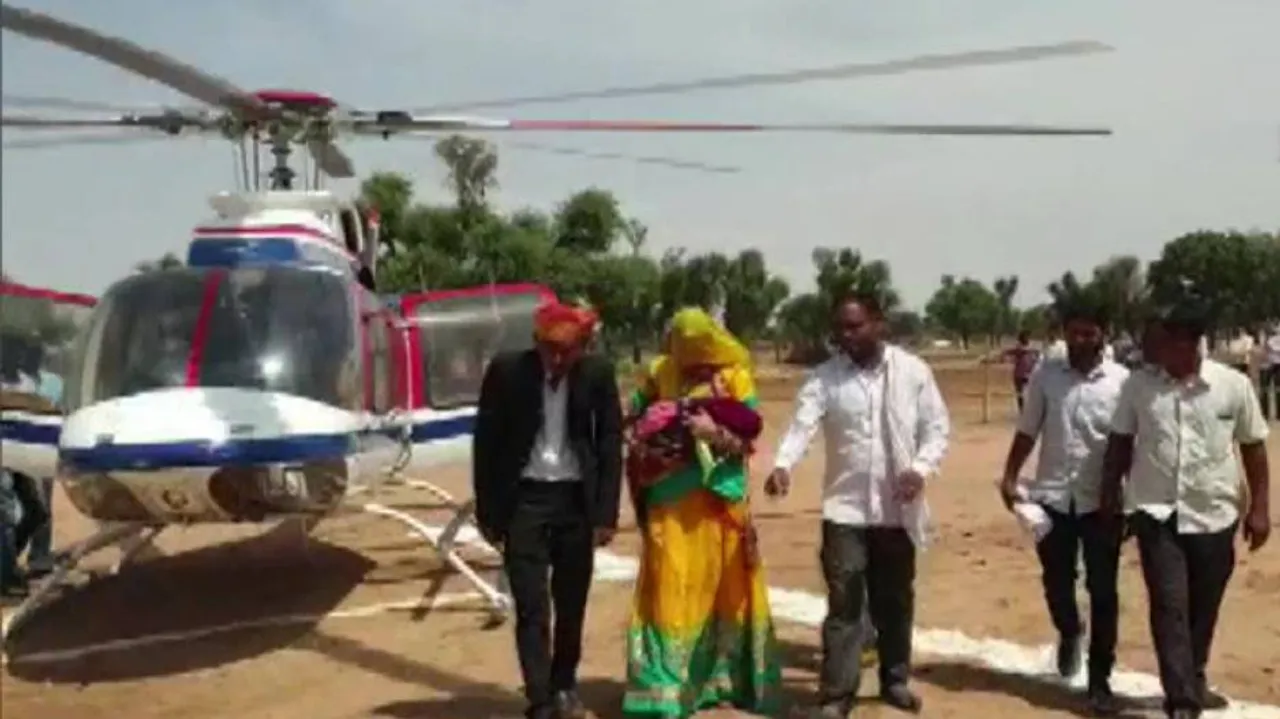 First Girl Child In 35 Years: Rajasthan Family Hires Helicopter To Bring Home Newborn