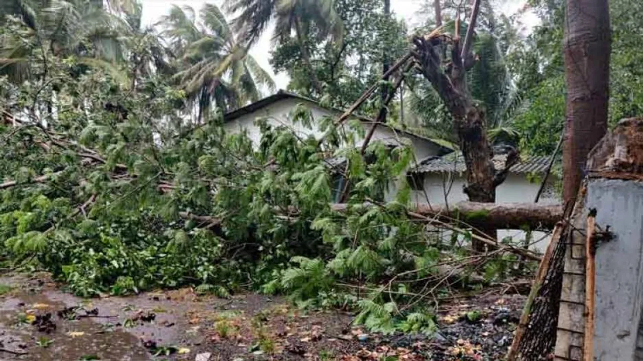 Cyclone 'Nisarga' makes landfall near Maharashtra's Raigad district