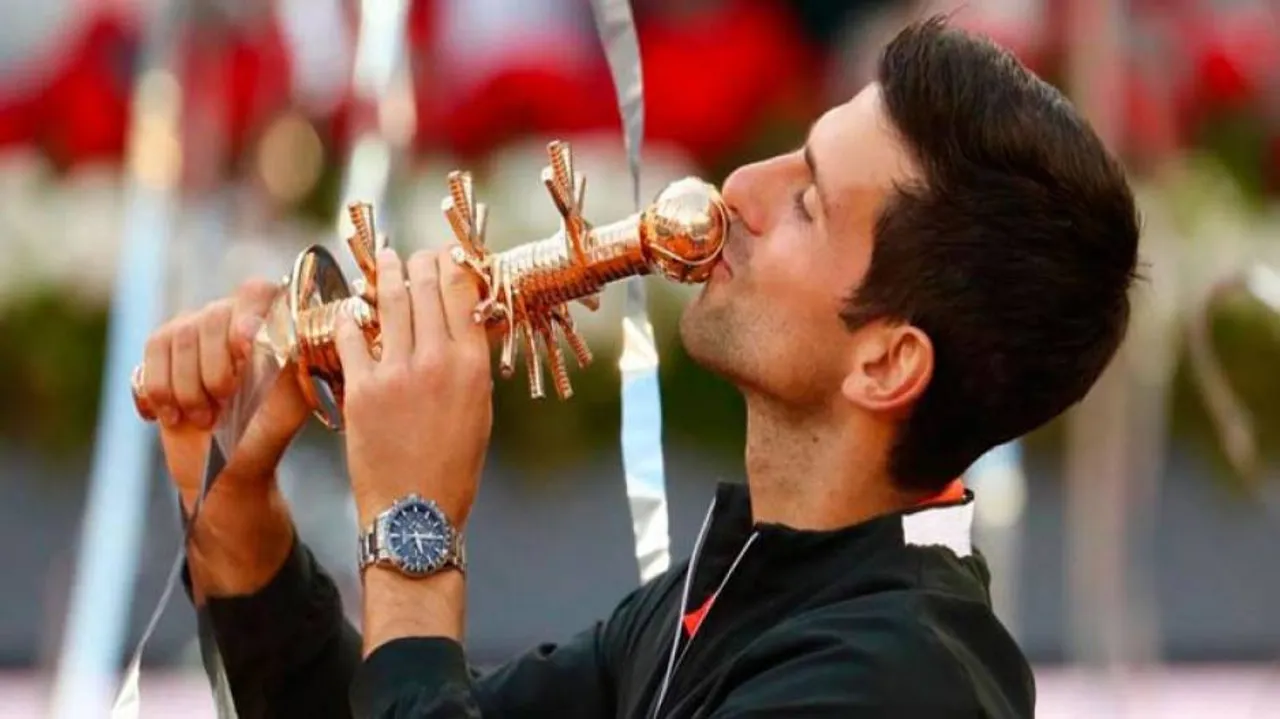 Djokovic outsmarts Tsitsipas to clinch third Madrid title
