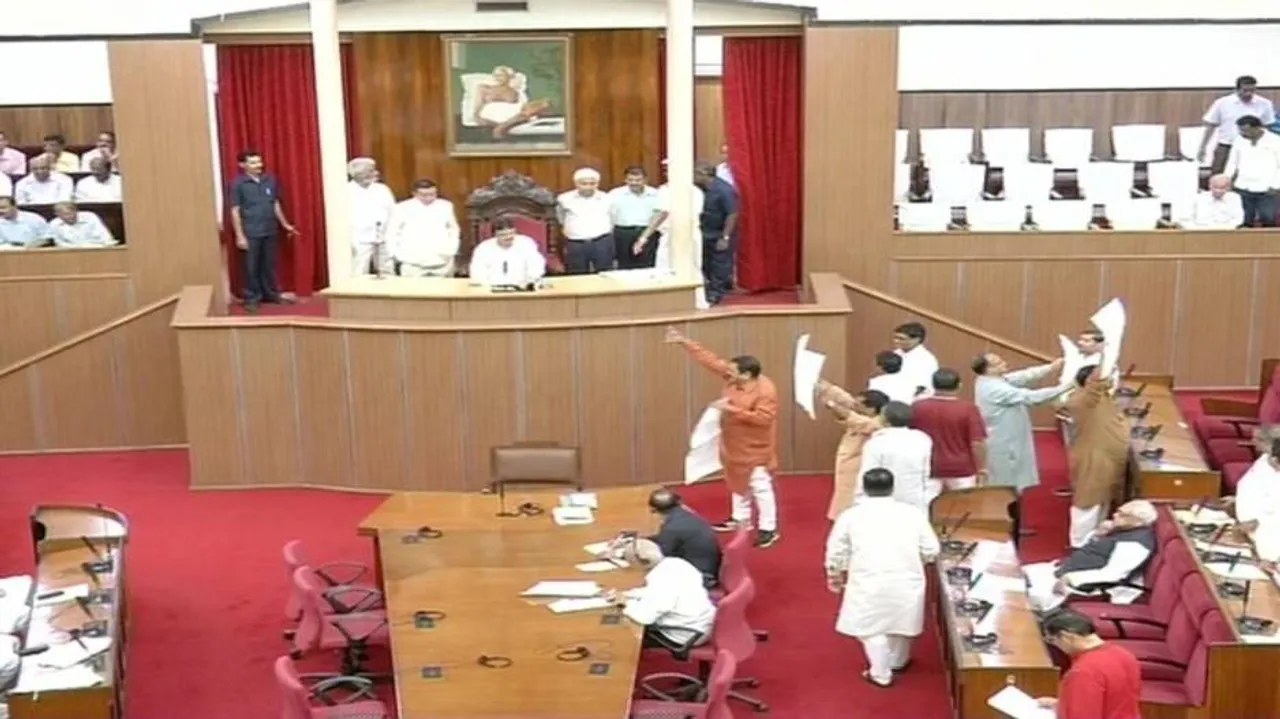 House adjourned till 3 pm after din over Odia as Official language