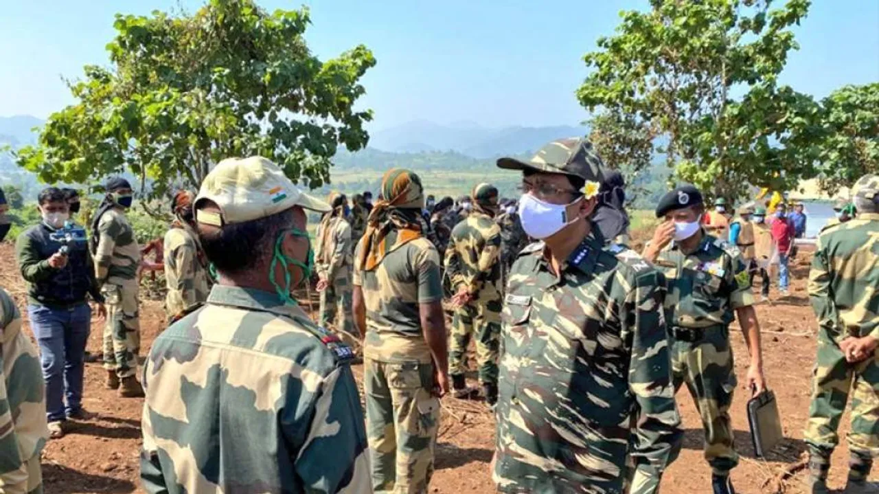 Odisha DGP Visits Newly Set-Up BSF Camp In Swabhiman Anchal, Takes Stock Of Security Scenario On Red Turf