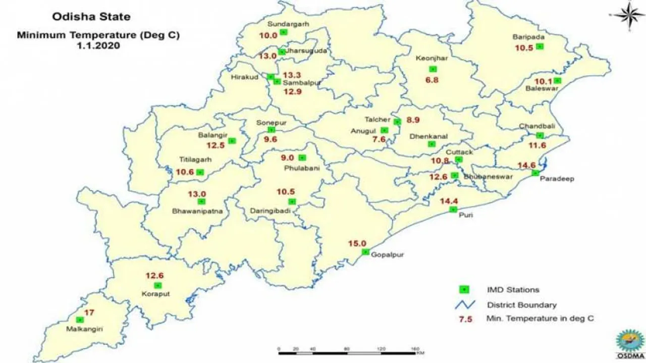 Cold Wave Alert: Odisha Shivers As Met Predicts Rainfall For Next Two Days