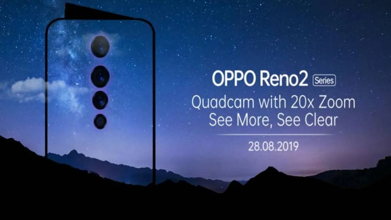 Oppo Reno 2 series phones to launch in India on August 28