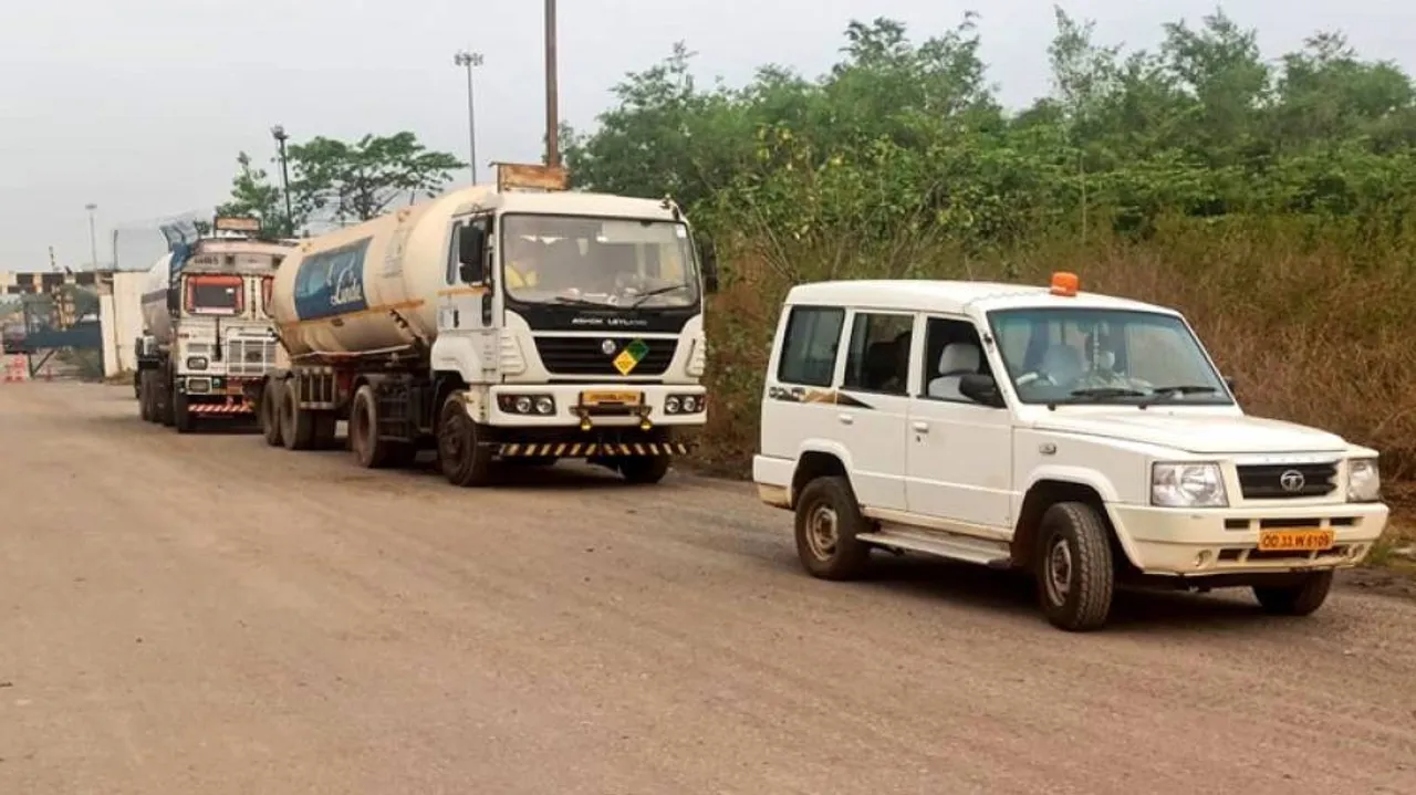 Covid Fightback: Odisha Police Sets Up Green Corridor For Smooth Oxygen Transportation To Needy States