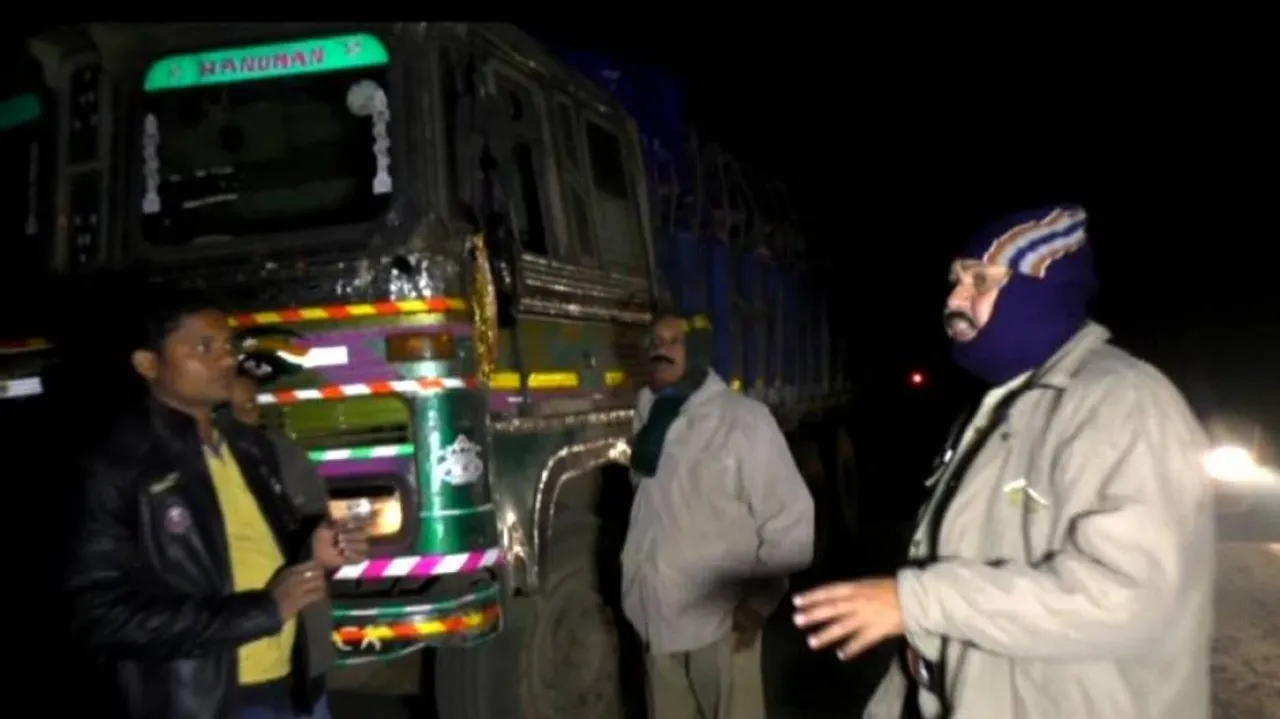 Two PDS rice laden trucks detained