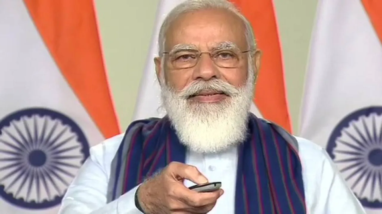 PM Modi Lays Foundation Stone Of Rural Drinking Water Projects In Uttar Pradesh