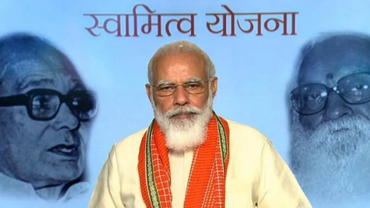 PM Modi Distributes Property Cards Under Rural Transformation Scheme