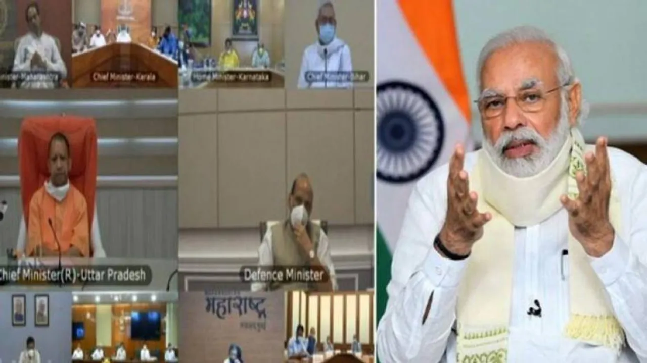 PM Modi Reviews Flood Situation With CMs Of Six States