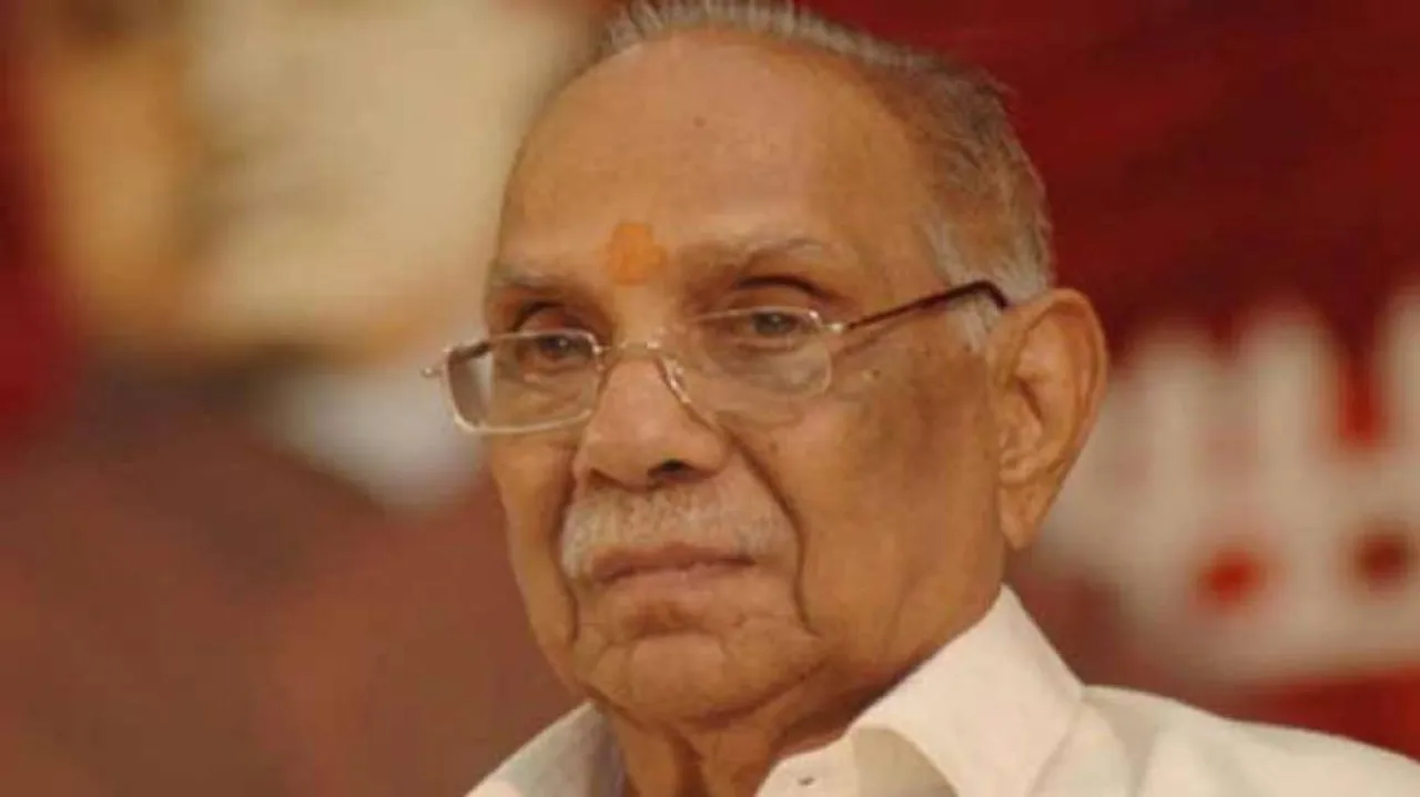 Veteran Kerala RSS Ideologue Parameswaran Dies At 93
