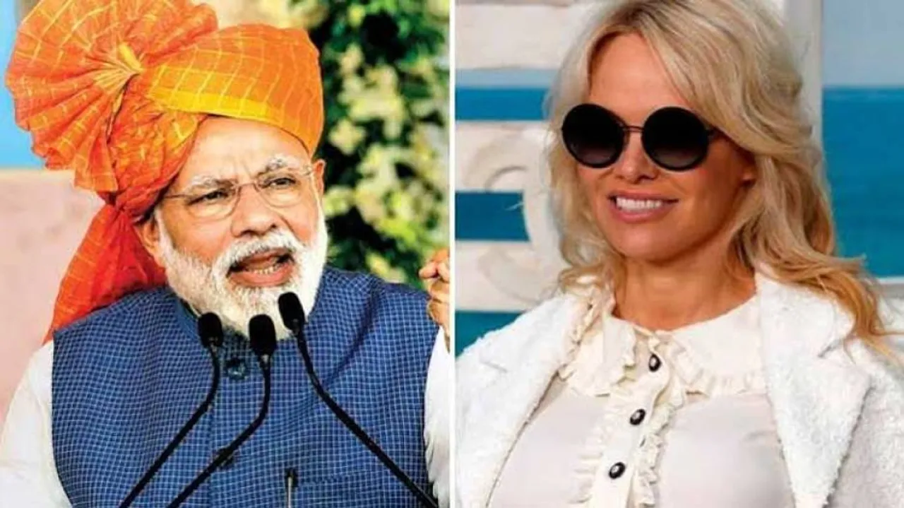 Pamela Anderson writes to PM Modi to promote vegan food