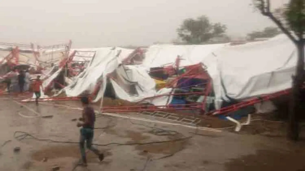 14 killed, about 50 injured as pandal collapses during religious programme in Rajasthan's Barmer