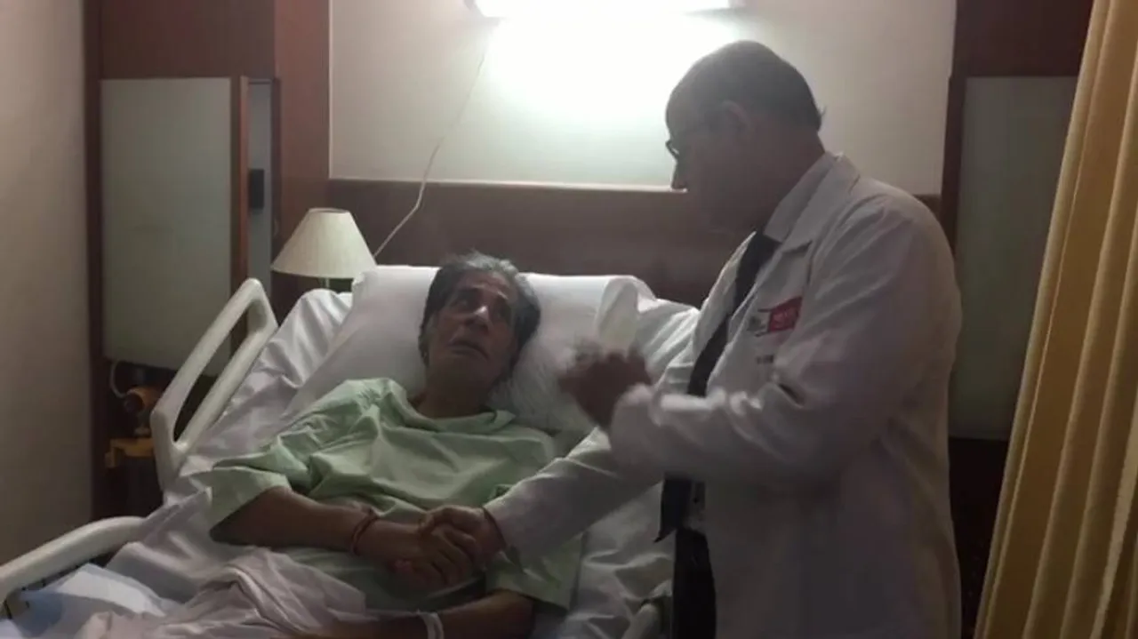 Home-bound Parala king taken back to hospital again from airport